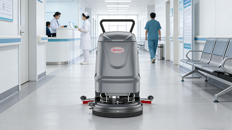 尤溪县西城镇卫生院焕新清洁:扬子锂电洗地机助力高效运维