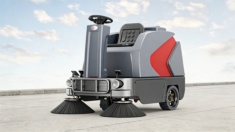 高效洁净,一步到位:中节能(西安)采购扬子YZ-S6驾驶式扫地机